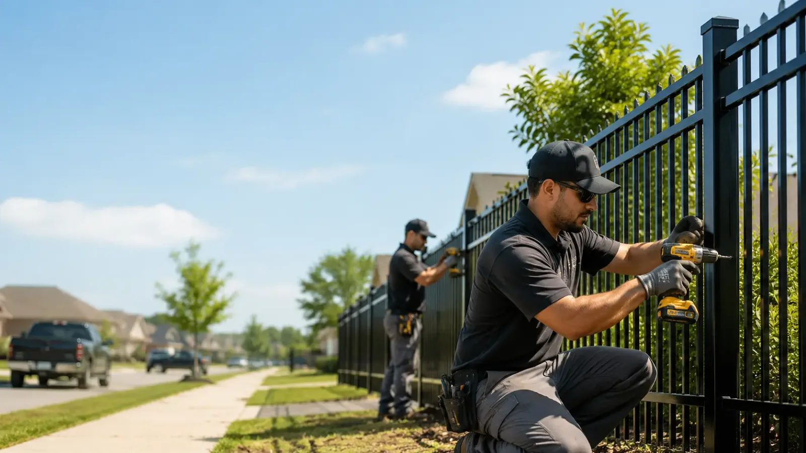 Metal Fence Installation in Sunray, TX